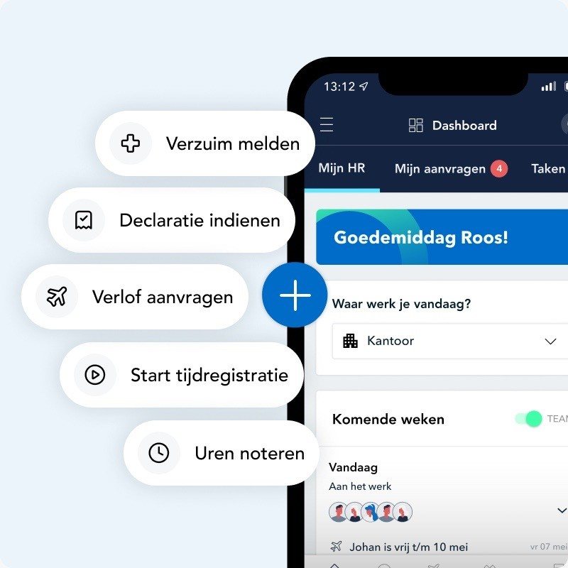 KISS HR Online: het HR-systeem op laptop en telefoon
